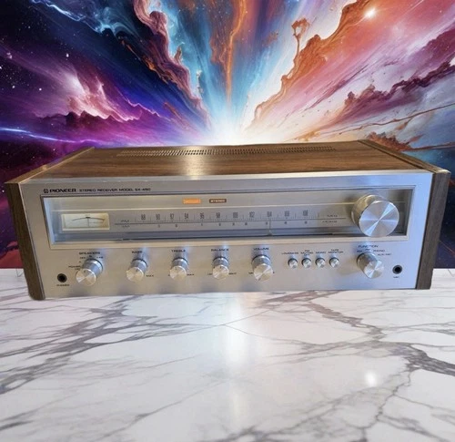 Vintage Pioneer SX-450 Stereo Receiver Vtg 1970s AM FM Phono Tape VGC SERVICED🔥