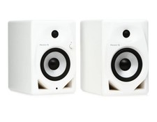 Pioneer DJ White Studio Monitor Speakers DM-50D-W with Cables 