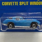 Vintage 1991 Hot Wheels Corvette Split Window #197 Blue Card