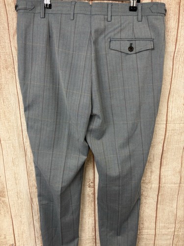Skopes Heritage Collection 3 Piece Suit Blue Check Windowpane 42R Jacket Wedding - Picture 21 of 24