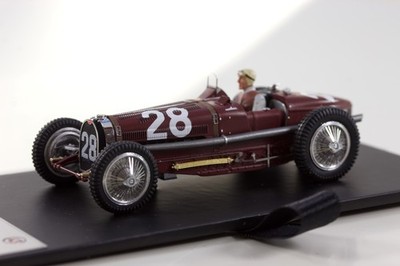 1934 Bugatti Type 59 Tazio Nuvolari GP Monaco Le Mans Miniature FLM-143106/28M