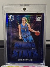 2024-25 Panini Donruss Optic - Winner Stays Dirk Nowitzki #13 Blue Hyper /175