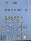 37 Mercury Dimes 1919-1945,  4 Standing Liberty Quarters 1 Walking Liberty Half