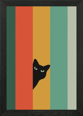 ästhetischer Lofi Dampf gerahmtes Wandbild Poster Leinwanddruck Bild