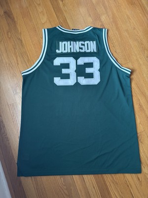 Magic Johnson Michigan State #33 Adidas True School 1977 Jersey XXL (54)