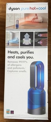 Dyson HP01 Pure Hot + Cool Desk Purifier, Heater & Fan | Brand New!!  Iron Blue!