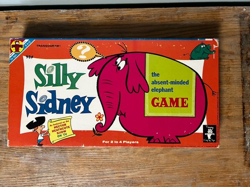 HECTOR HEATHCOTE TV Show SILLY SIDNEY Absent Minded Elephant BOARD GAME 1963 - Picture 3 of 8
