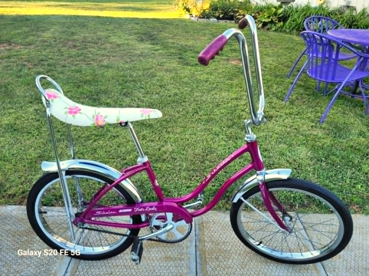 1971 Violet/Purple Schwinn Fairlady Stingray~ Gripper Slick~Nice