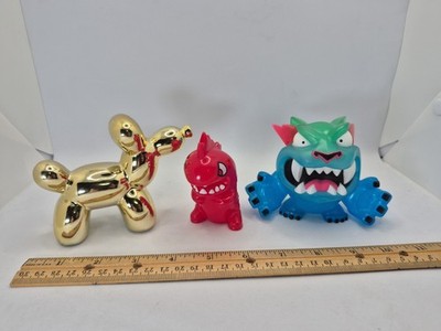 Lot of Pop Culture figures Gold Balloon Dog Tokidoki Kaiju Mr Beast Moose