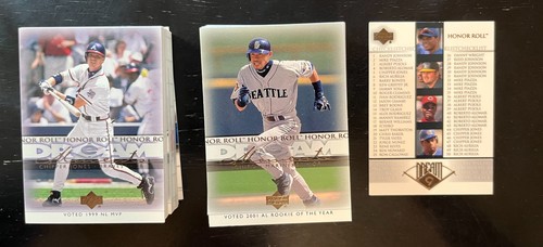 2002 Upper Deck Honor Roll Baseball Set (1-100) Near Mint