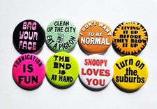 Vintage Reproduction Pinback Buttons Magnets Bottle Openers. Set 45