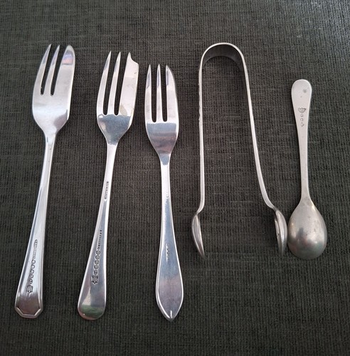 Antique Silver Plated Cutlery - Afbeelding 3 van 6