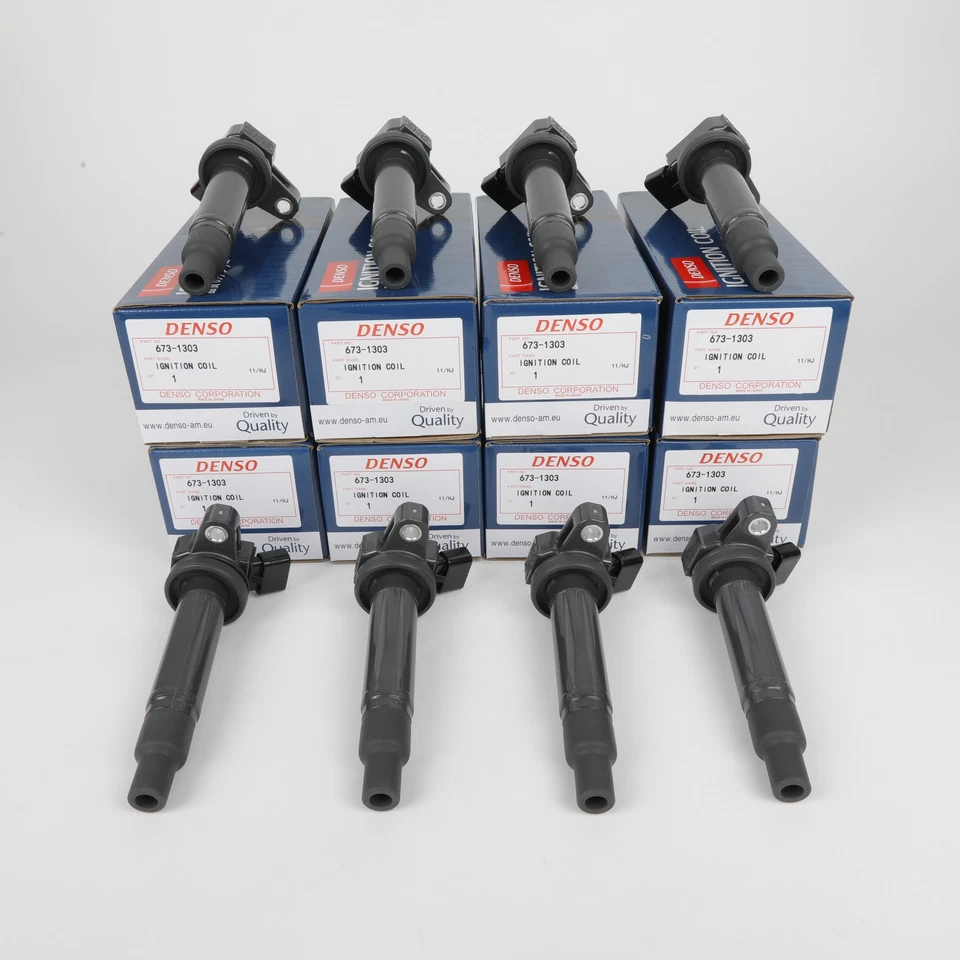 8Pcs Denso Ignition Coils For 1998-2010 TOYOTA Tundra 90919-02230 673-1303 - Image 3 of 4