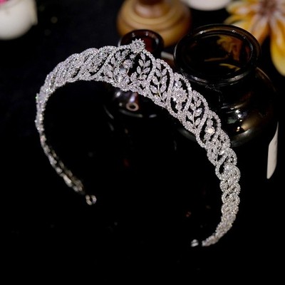 Vintage Wedding Tiara Headband Hair Accessories Party Bridal Jewelry Prom Birthday