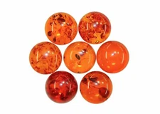Natural Extra Fine Baltic Amber - Round Cabochon - AAA+ 4mm-12mm