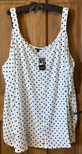 TORRID TANK TOP SLEEVELESS TOP LACE TRIM CAMI 6 6X 6XL 30 NEW