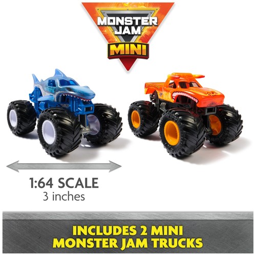 Monster Jam, Supercharge Speedway Playset, Megalodon and El Toro Loco Die-Cas... - Picture 6 of 8