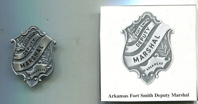 USA:Arkansas Fort Smith Deputy Marshal Göde-Kopie mit Beschreibung (26)