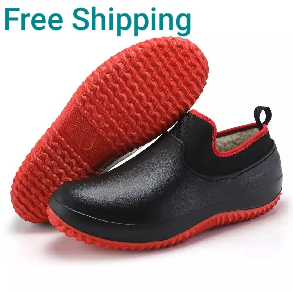 Zapatos De Trabajo En Cocina De Chef Hombres Antideslizantes n | eBay