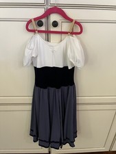 Dance Costume Weissman RN 64830 White/black/grey LC