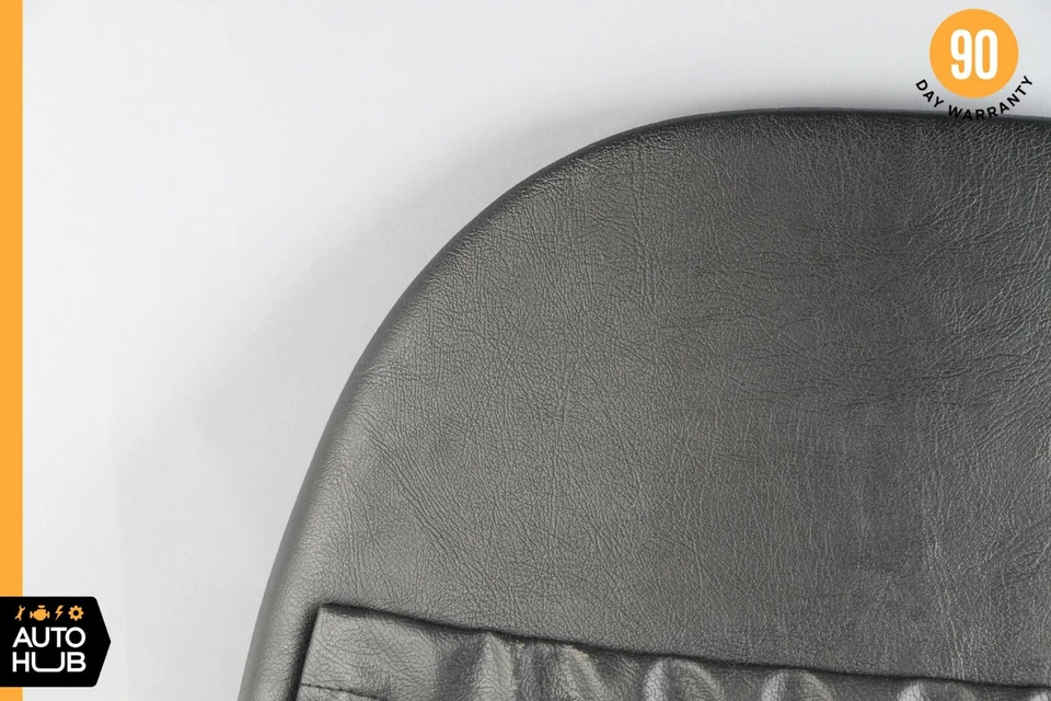 98-03 Mercedes W208 CLK320 CLK55 AMG Cubierta trasera asiento lado conductor izquierdo negro OEM Foto 2 de 4