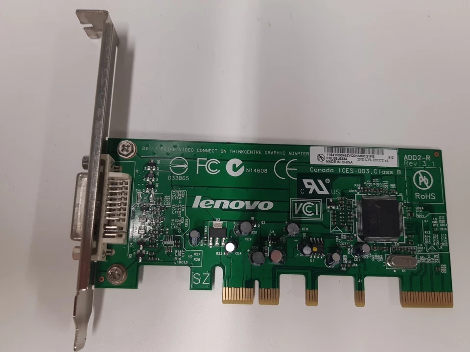 SCHEDA IBM Lenovo Thinkcenter M57 scheda video PCI desktop 03T6005 43C0258 - Immagine 4 di 4