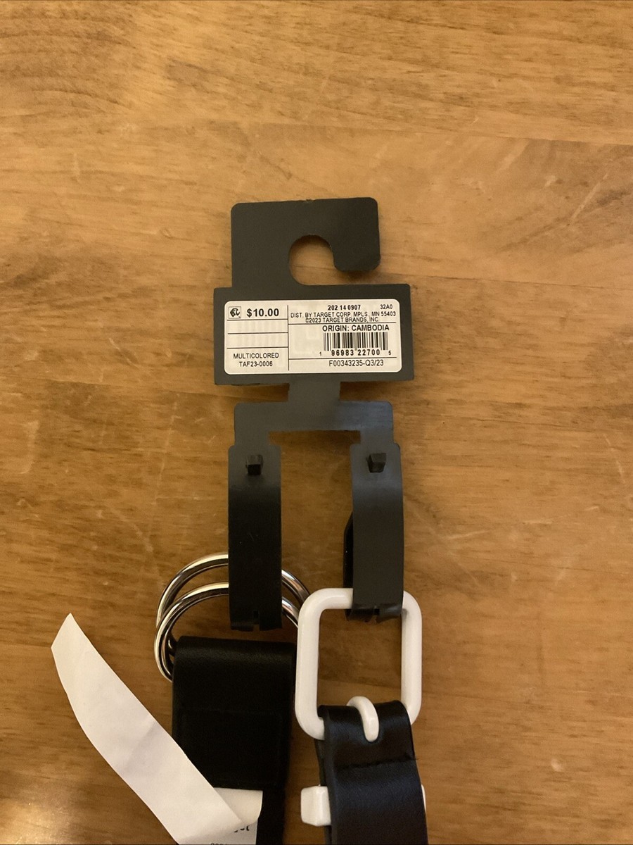 ブラウン23 Target Set Of 2 Kids BELTS SIZE M. New With Tags 1 Black & 1 Multi