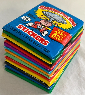 14 x Topps Garbage Pail Kids Original 2nd-15th Series GPK Wax