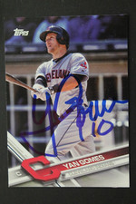 Yan Gomes Cleveland Indians Signed Autographed 2017 Topps #137 Card