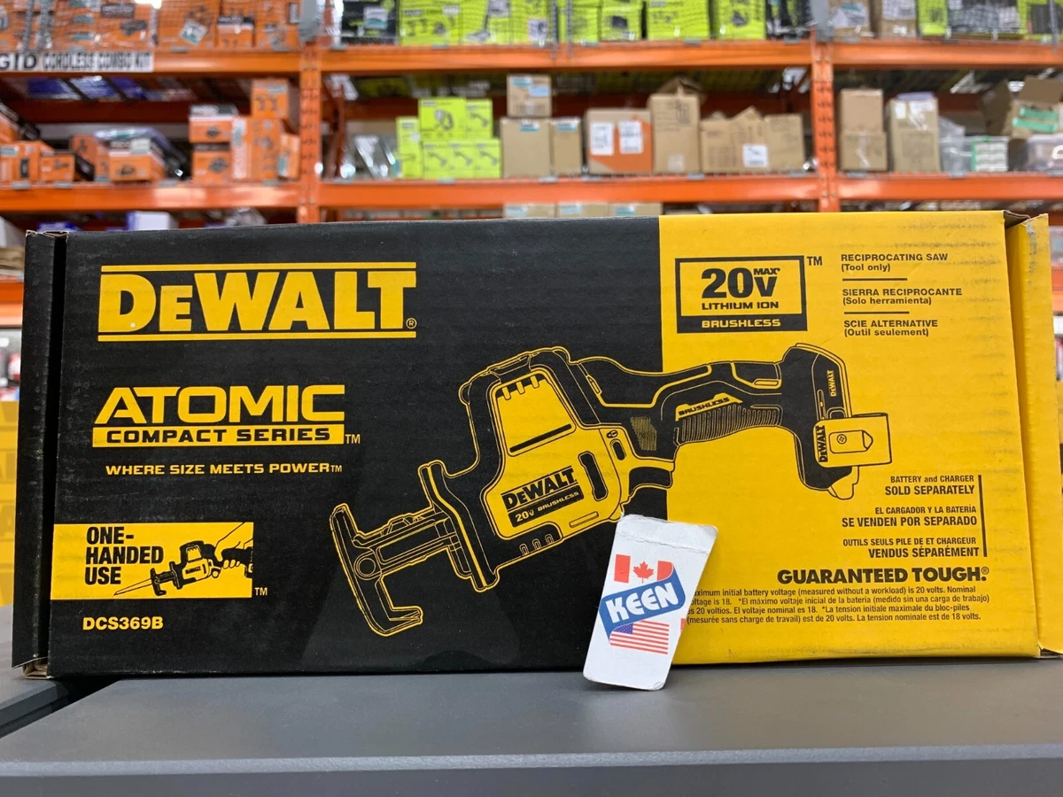 DEWALT CANADA 20V Cordless Brushless One-Handed Reciprocating Saw (Bare)  885911625173 eBay