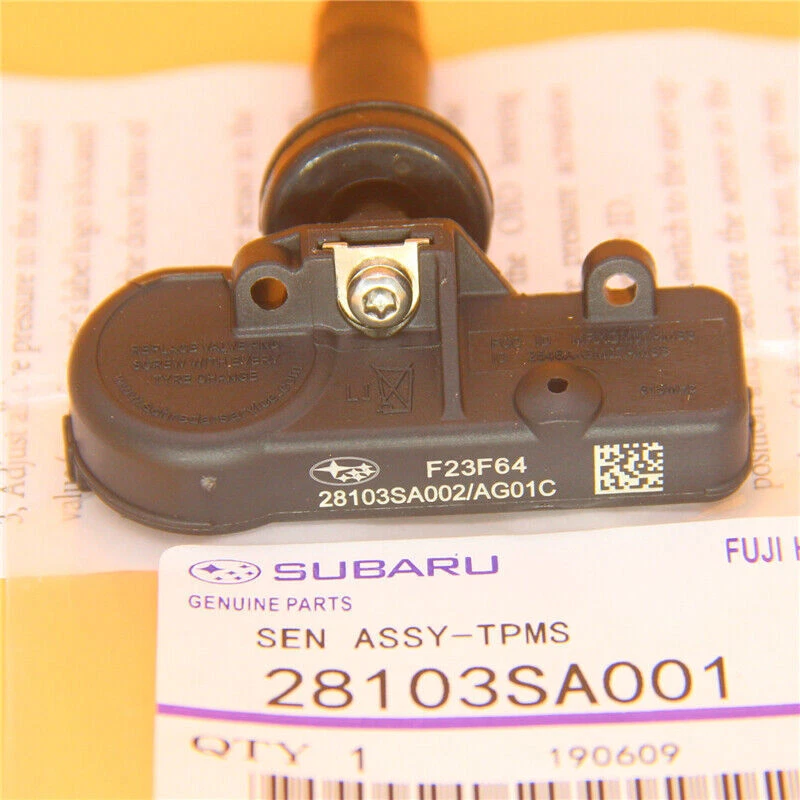 4 шт подлинных датчиков давления воздуха в шинах TPMS для Subaru WRX 28103SA001 28103AJ00A - Изображение 4 из 4