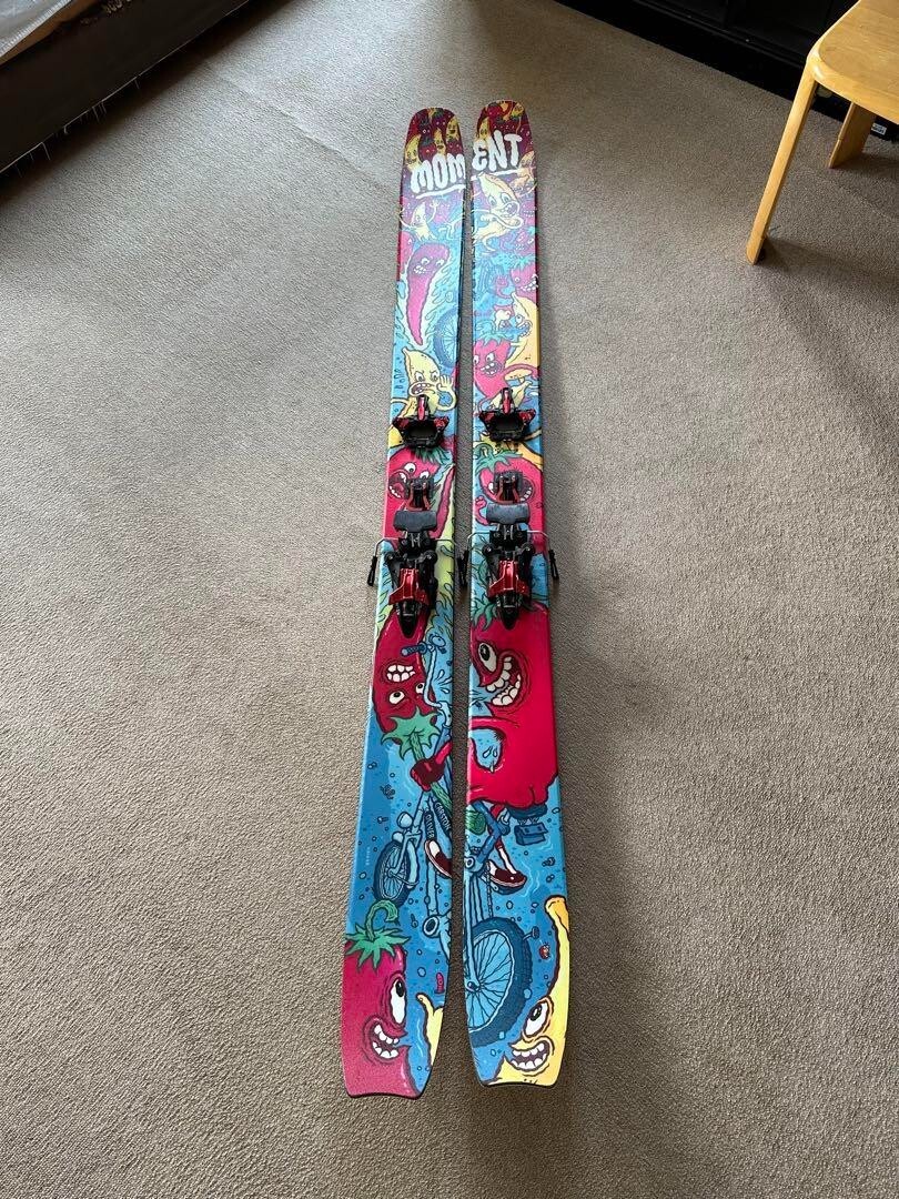 2022 Moment Chipotle Banana Tour 186cm Skis Radius 33.0m 1/2