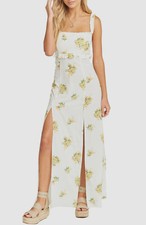 $295 Show Me Your Mumu Women's White Bristol Printed Side Slit Maxi Dress Size M