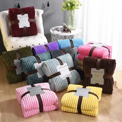 Kuscheldecke Sofadecke Tagesdecke 180x200 Wohndecke Decke Micro Flanell - Bild 1 von 4