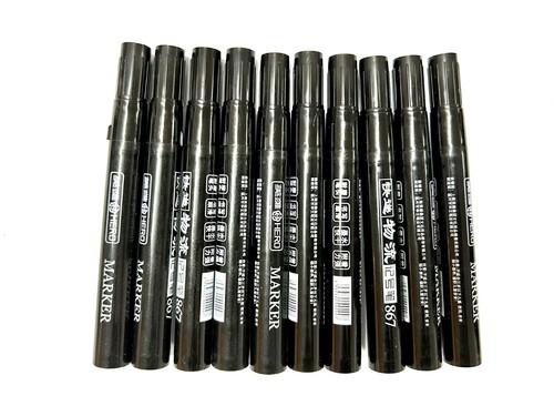 10&Permanent Markers Alcohol Base Ink Pens Heavy Duty Marking Pens Long Lasting - Picture 13 of 20