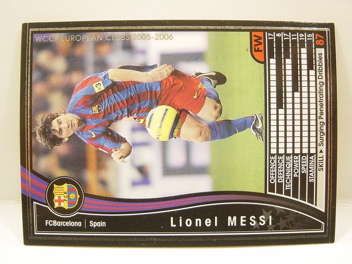 Panini WCCF 2005-06 Lionel Messi No.30 FC Barcelona Spain