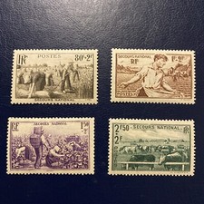 France Année 1940 N° 466/9 Neufs ** Luxe Au Profit Du Secours National￼..