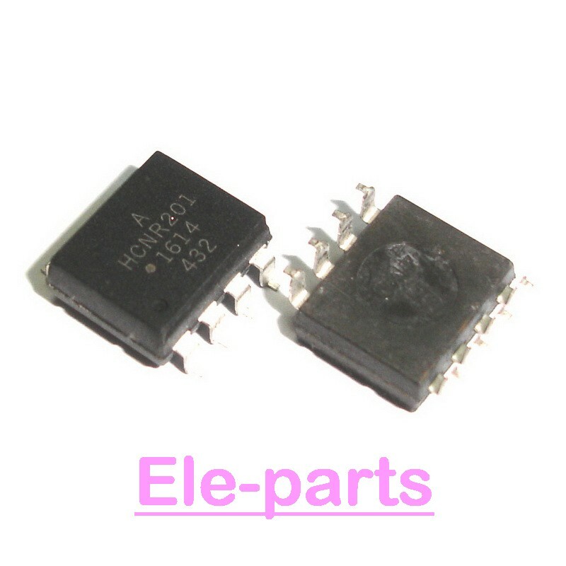 10 PCS HCNR201 SMD8 SOP-8 HCNR-201 High-Linearity Analog Optocouplers Chip