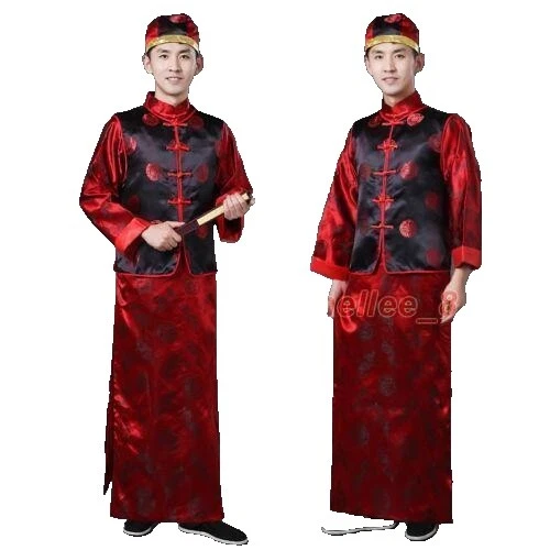 Disfraces de celebridades de raso para hombres