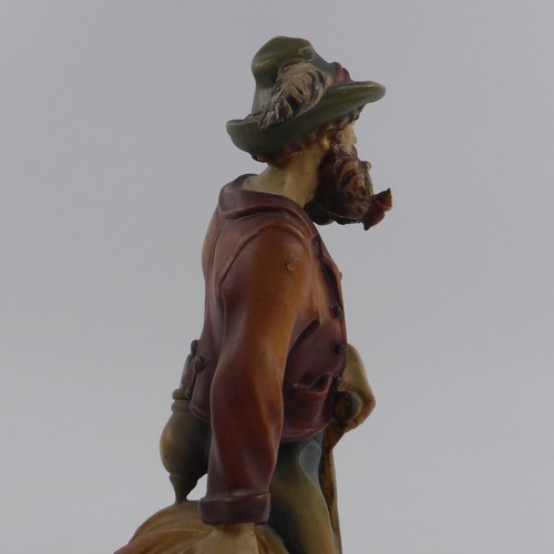 Campesino con guadaña figura de madera Grödner talla en madera 27,5 cm - Imagen 12 de 16