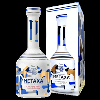 Metaxa Grande Fine Collectors Edition 0,7 l Griechischer Brandy Porzellankaraffe
