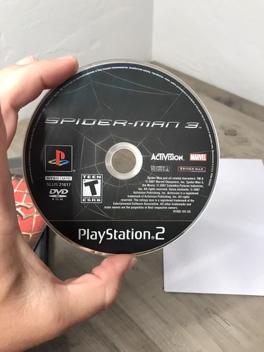 Sony PlayStation 2 - (Spider-Man 3 w/Manual 2007) Preowned Tested - Picture 6 of 8