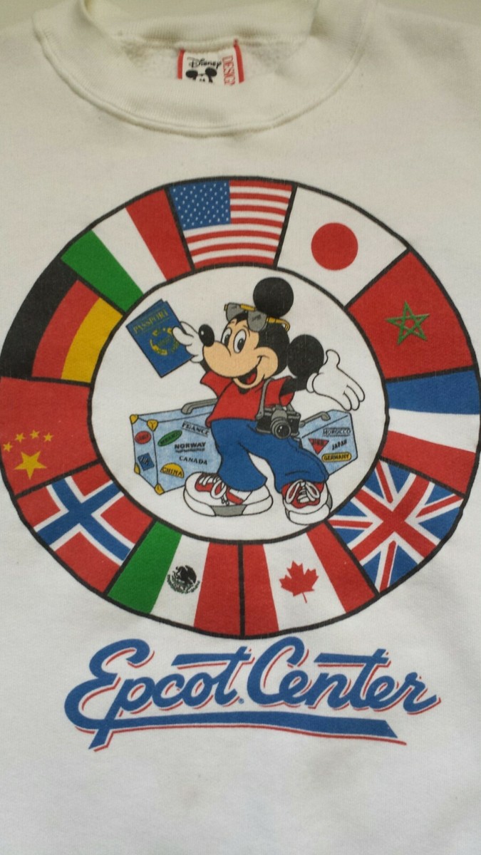 Disney Epocot スウェット USA製 L Vintage Disney Design Epcot Center Sweatshirt Size L | eBay