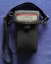 Compact Camera Case w/Adjustable Carry Strap Two Film Canister Holders USED