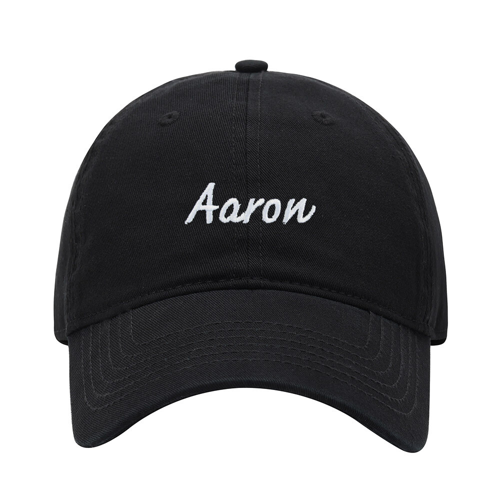 Baseball Cap Men Name Aaron Gift Embroidered Washed Cotton Dad Hat Baseball Caps