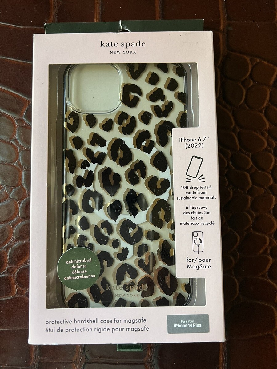 Kate Spade New York Case for MagSafe for Apple iPhone 14 Plus - LEOPARD  PRINT | eBay