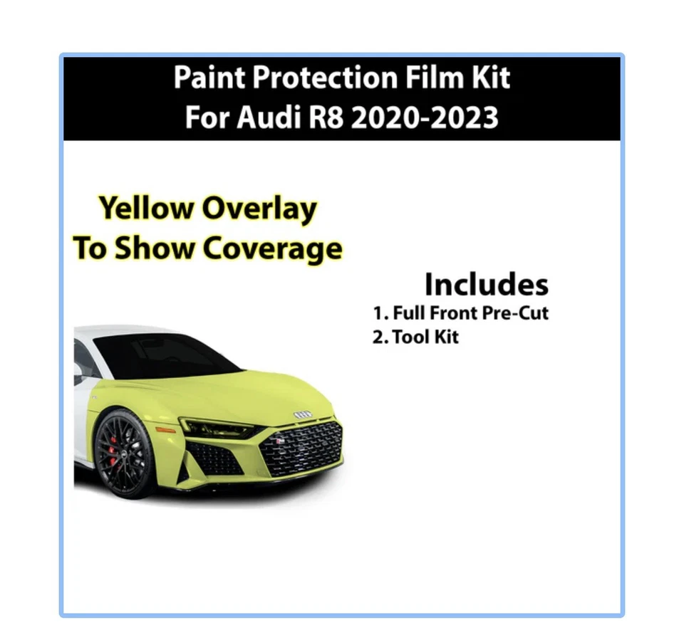 Kit de cubierta de película transparente Bra PPF 360pro para Audi R8 2020-2023 Foto 2 de 4