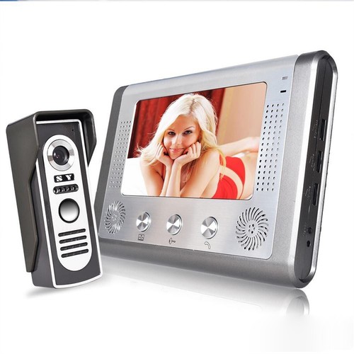 7" HD LCD Camera Monitor Video Doorbell Home Security Intercom Door Bell System - Picture 7 of 13