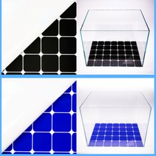 Plaid Fish Tank Background Sticker Mosaic Self Adhesive HD Aquarium Backdrop DIY