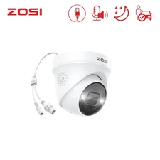 ZOSI 5MP Dome IP POE Security Add on Camera AI Human Detect Night Vision